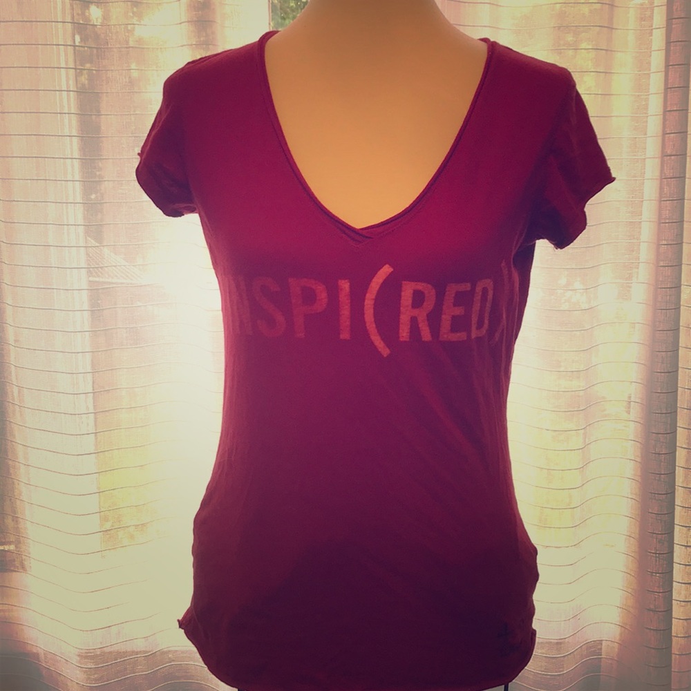 The original Product Red Inspired v-neck T-shirt